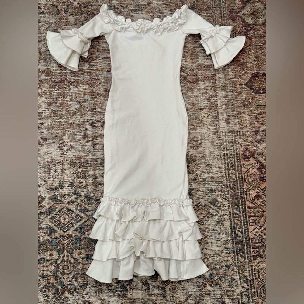 Donna Mizani- PISHI MIDI DRESS IN WHITE